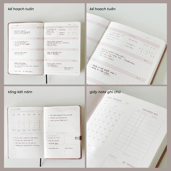 Sổ lịch Planner 2023 - Planner Nâu