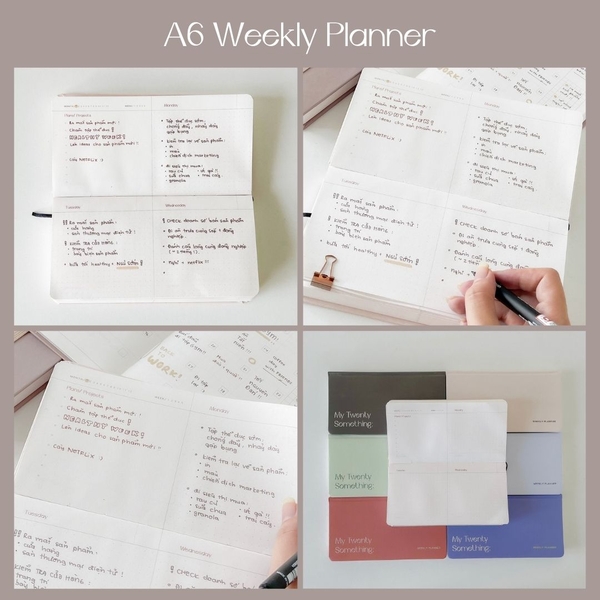 Sổ lịch Planner 2023 - Planner Nâu