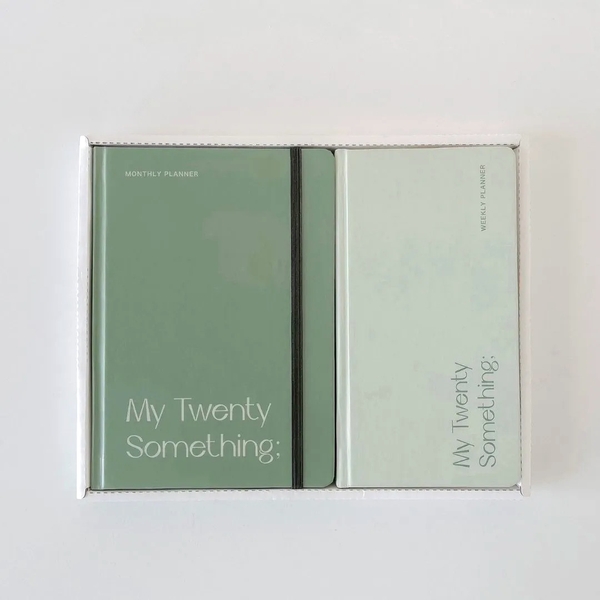 Sổ lịch Planner 2023 lên kế hoạch 12 tháng - Màu xanh ngọc