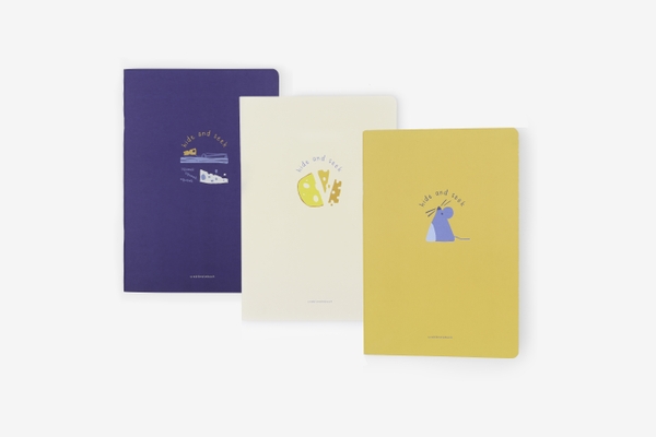 Combo 3 vở dot 120 trang - Hide & Seek Chuột