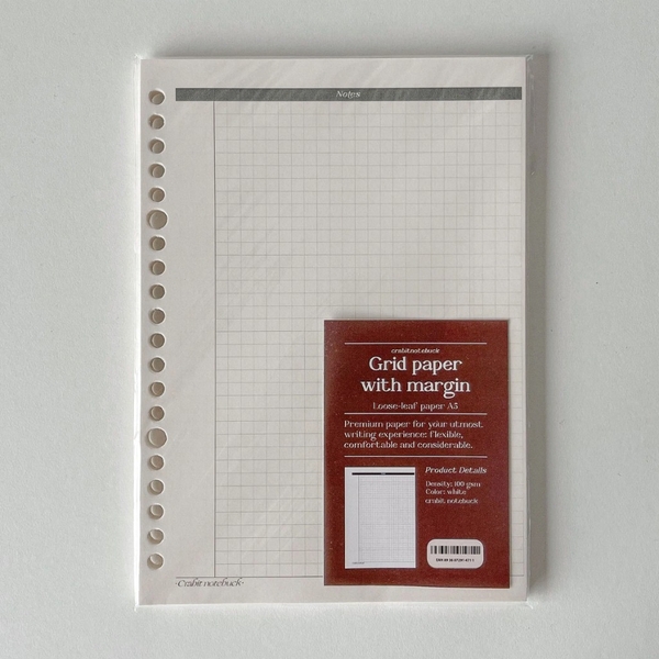 Tập giấy ruột sổ còng A5 ghi chép 20 lỗ