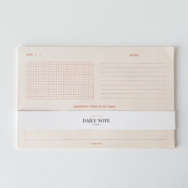 Daily Notepad - Crabit Notepad
