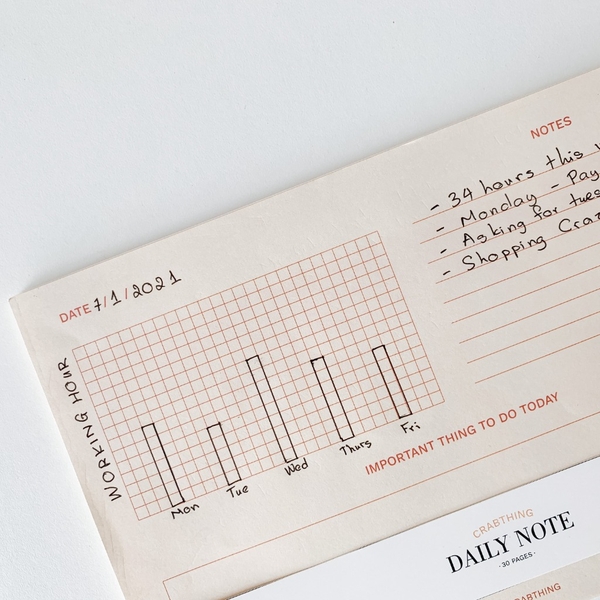 Daily Notepad - Crabit Notepad