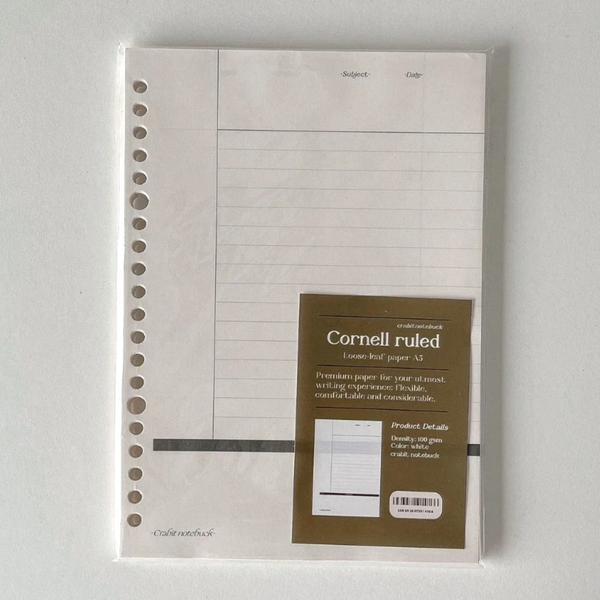 Tập giấy ruột sổ còng A5 ghi chép 20 lỗ