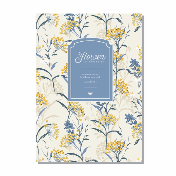 Combo 6 vở kẻ ngang 80 trang - Flower