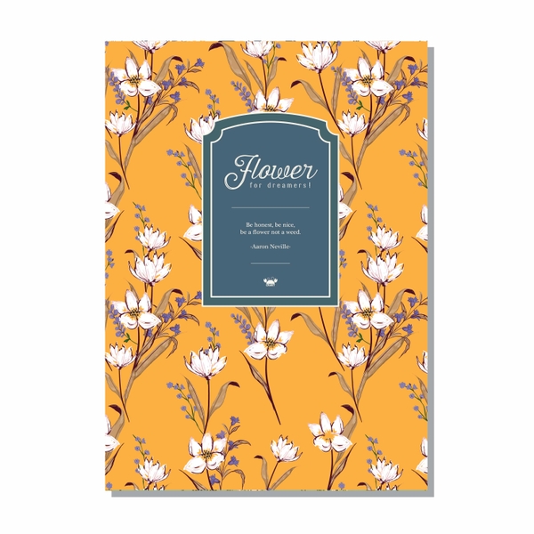 Combo 6 vở kẻ ngang 80 trang - Flower