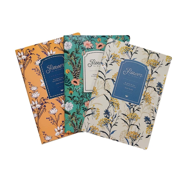 Combo 6 vở kẻ ngang 80 trang - Flower