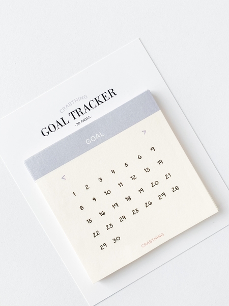 Goal Tracker Note - Crabit Notepad