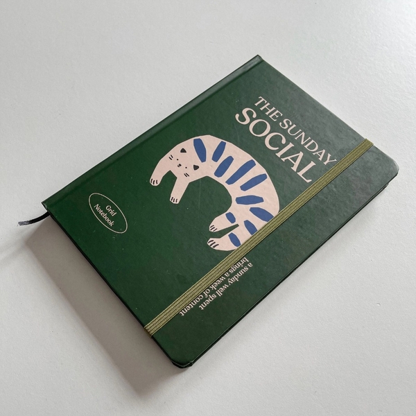 Sổ grid ô vuông A5, 130gsm, The Sunday Social, Mèo Xanh