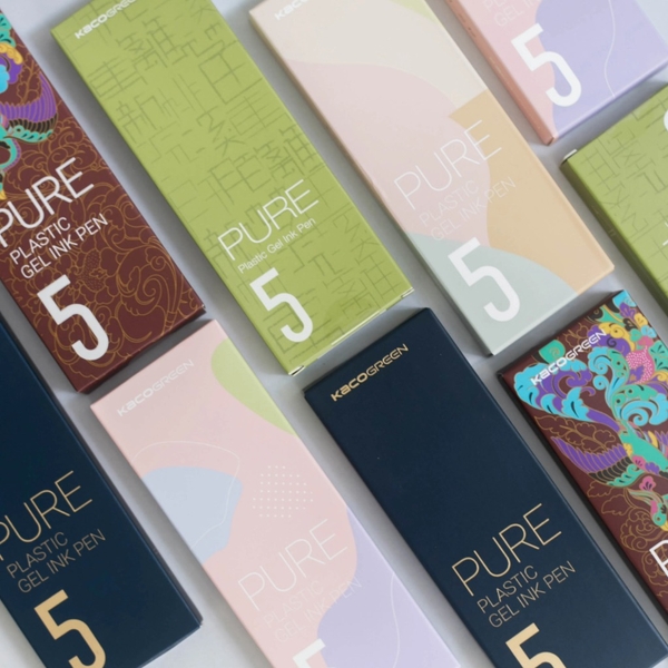 Hộp 5 bút gel Kaco Pure - Morandi 2