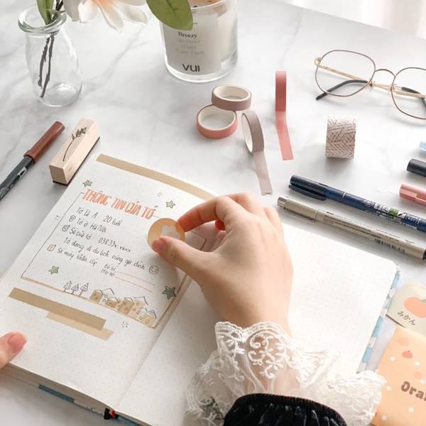 New year Starter Pack - Bộ sản phẩm sổ tay, bút, sticker