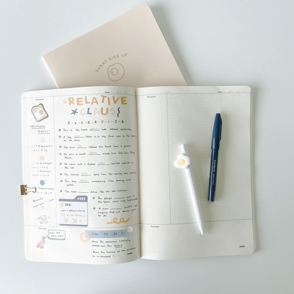 Combo 3 vở Cornell 120 trang - Food