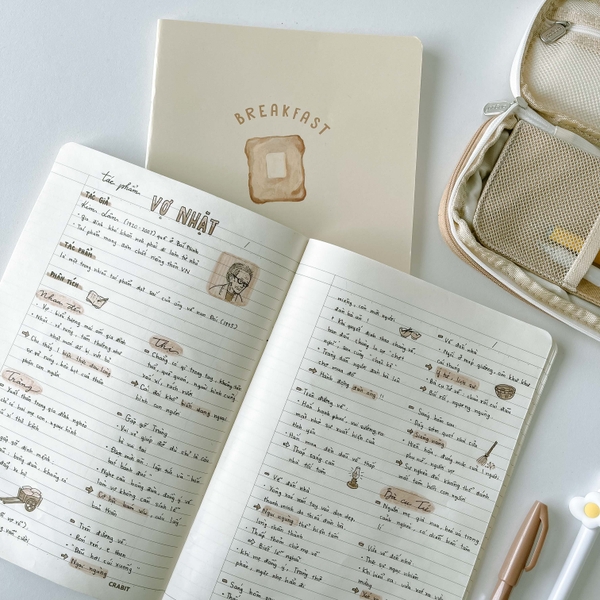 Vở kẻ ngang 80 trang - Butter Bread