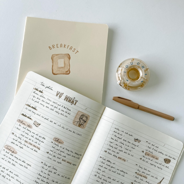 Vở kẻ ngang 80 trang - Butter Bread