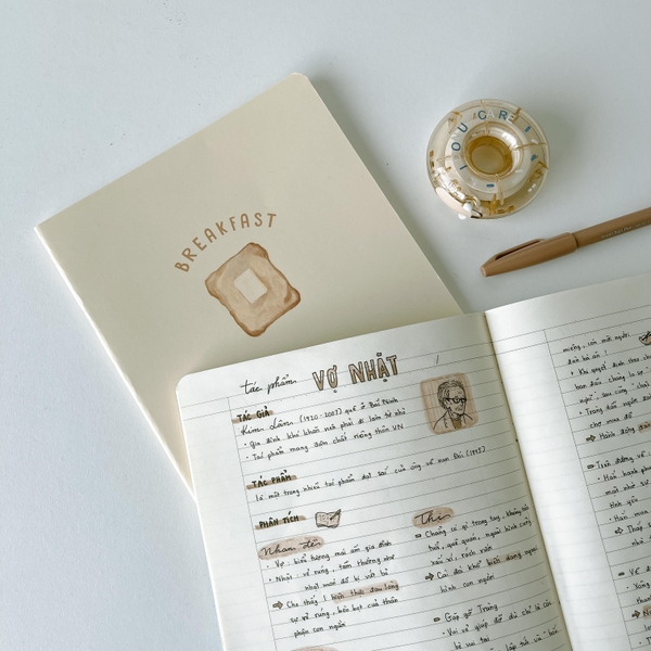 Vở kẻ ngang 80 trang - Butter Bread