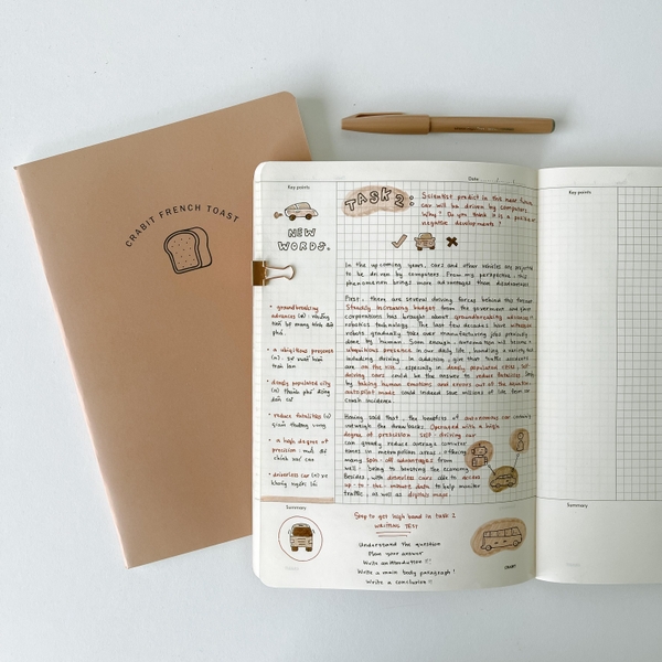 Combo 3 vở Cornell 120 trang - Food