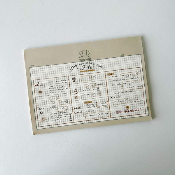 Giấy note ghi chép A4 20 trang