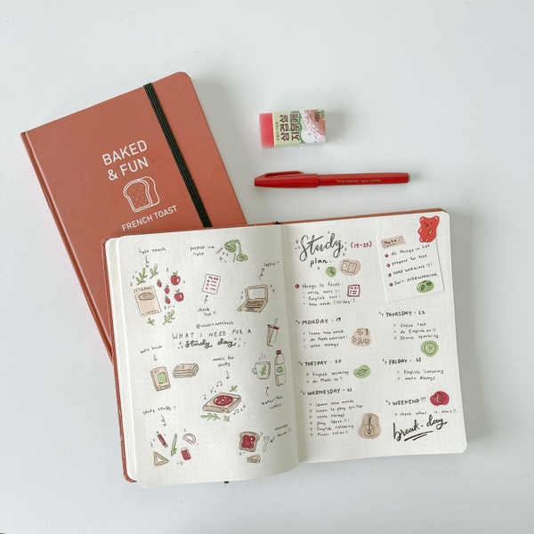 Sổ tay Dotgrid - French Toast