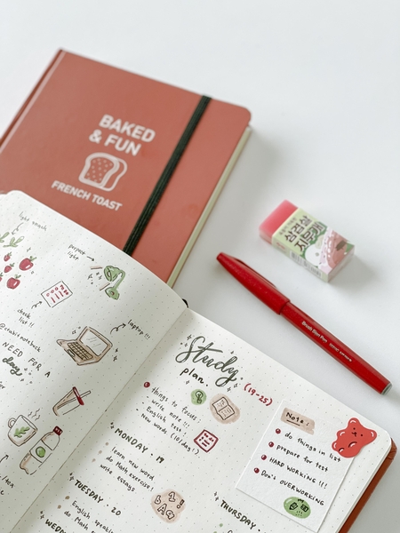 Sổ tay Dotgrid - French Toast