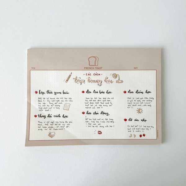 Giấy note ghi chép A4 20 trang