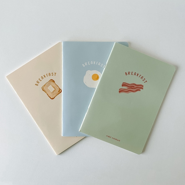 Combo 3 vở kẻ ngang 80 trang - Breakfast