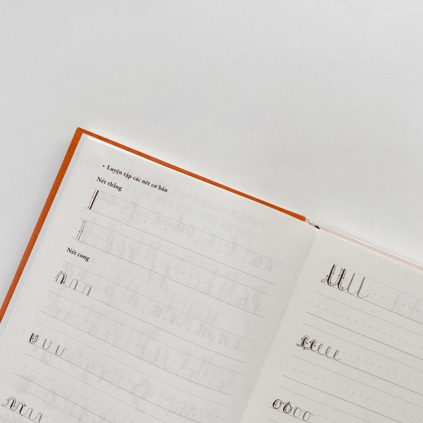 Sách luyện viết chữ Calligraphy dành cho người mới bắt đầu 170 trang