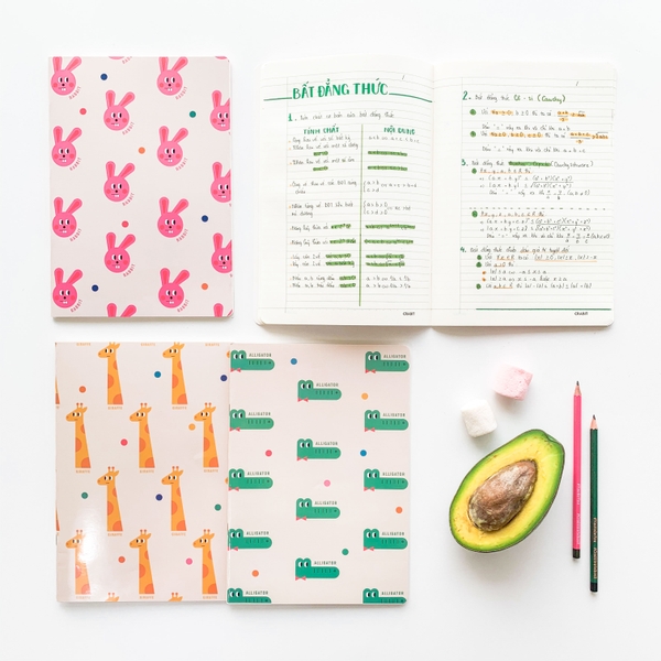 Combo vở kẻ ngang 80 trang - Zoo
