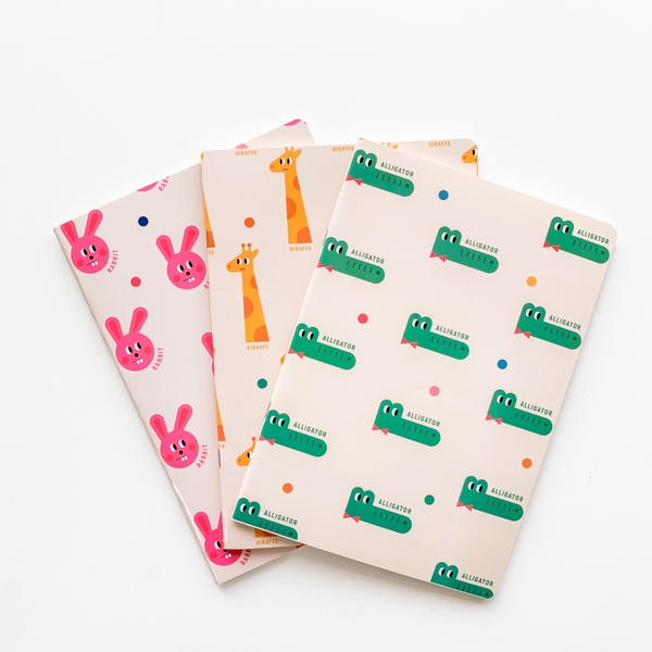 Combo vở kẻ ngang 80 trang - Zoo