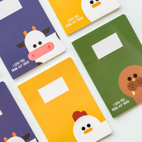 Combo 3 vở kẻ ngang Animal - 80 trang