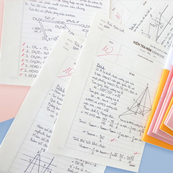 Tập 15 Giấy kiểm tra đôi Crabit - Ruột kẻ ngang chấm - Bìa Ngựa Cool