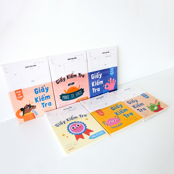 Tập 15 Giấy kiểm tra đôi Crabit - Ruột kẻ ngang - Bìa 5 Ngón