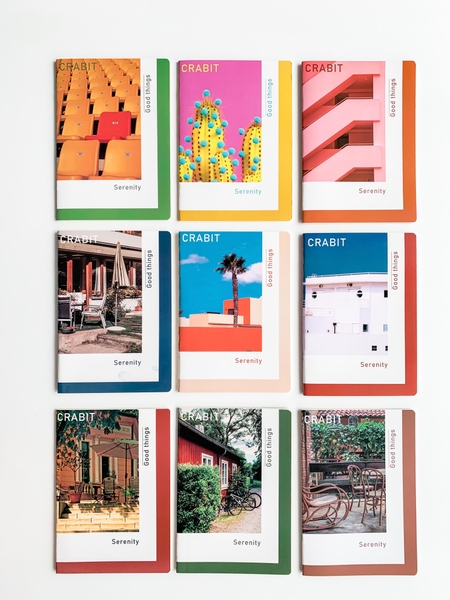 Combo 12 vở kẻ ngang Serenity Indie  - 80 trang