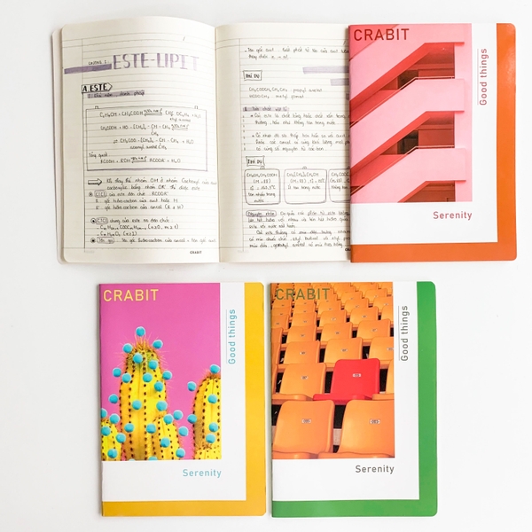 Combo 12 vở kẻ ngang Serenity Indie  - 80 trang