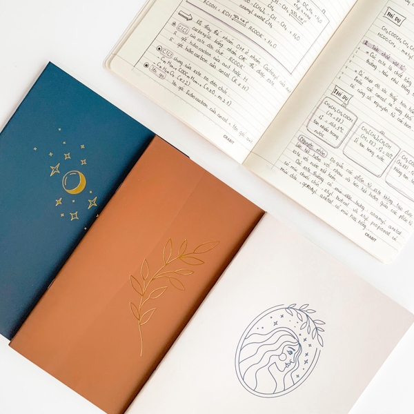 Combo 3 vở kẻ ngang nhũ - 80trang