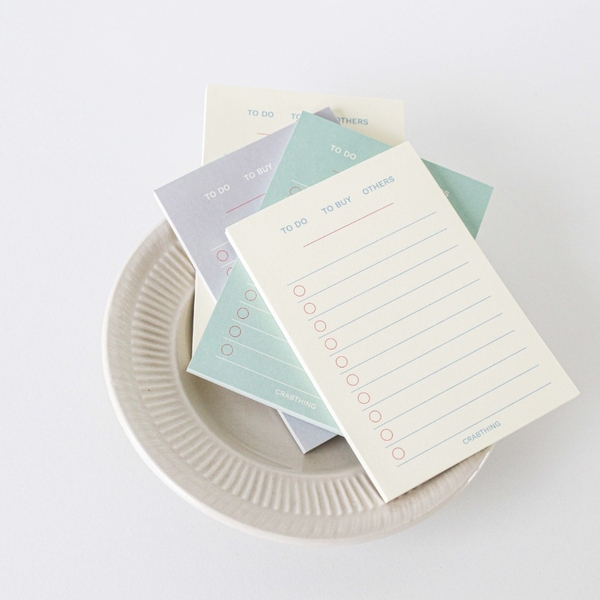 Checklist Note - Crabit Notepad