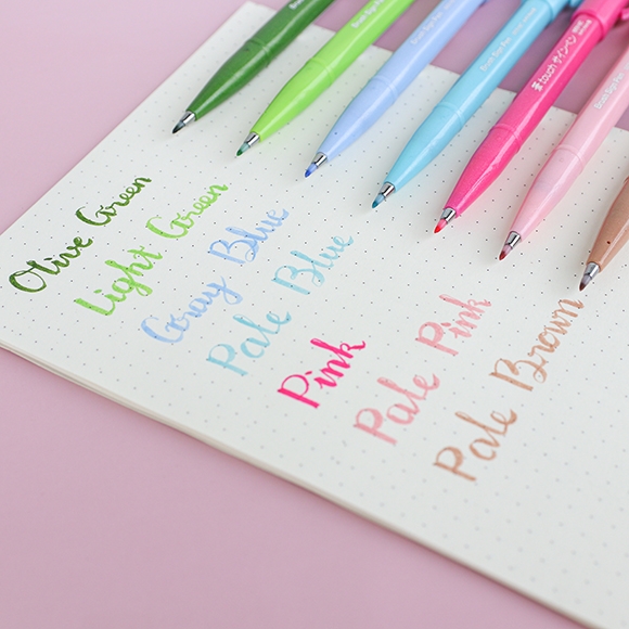 Pentel Brush Sign Pen - Bút lông viết Calligraphy