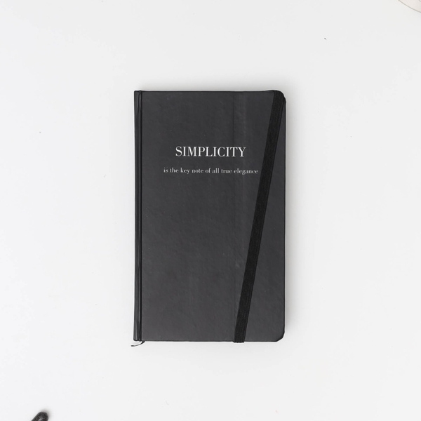 Sổ Plain Simplicity - The Black Book 130GSM