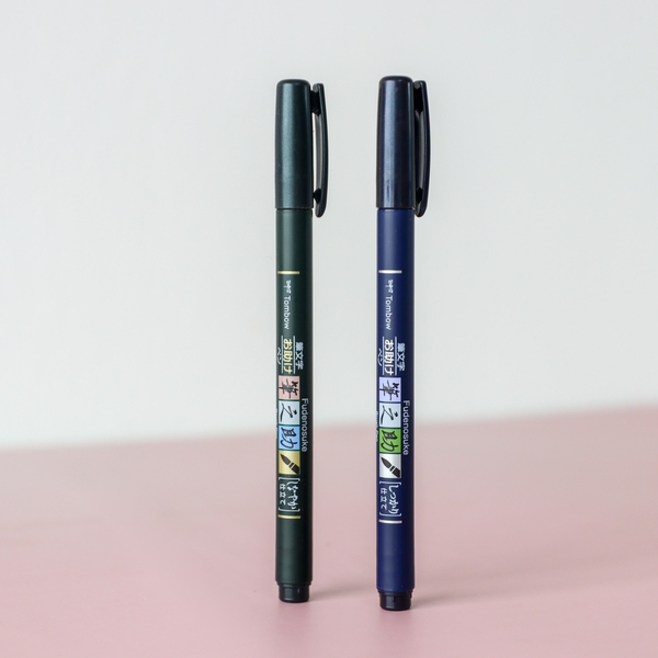 Bút Tombow Fudenosuke - Bút viết thư pháp, calligraphy, tiêu đề