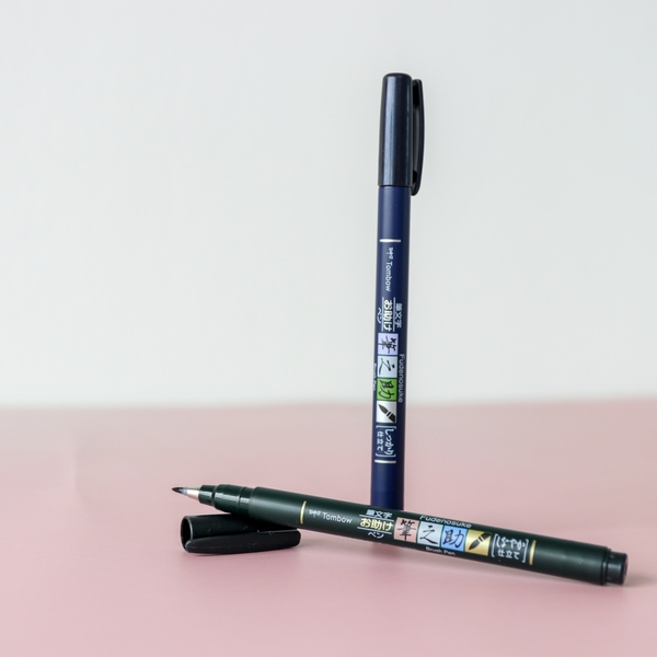 Bút Tombow Fudenosuke - Bút viết thư pháp, calligraphy, tiêu đề