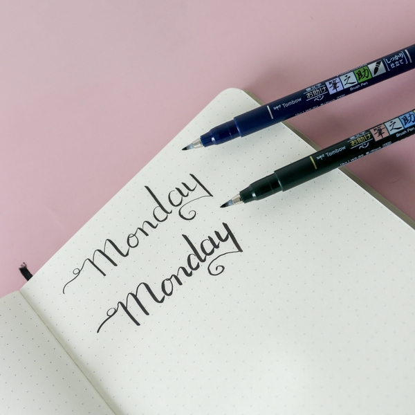 Bút Tombow Fudenosuke - Bút viết thư pháp, calligraphy, tiêu đề