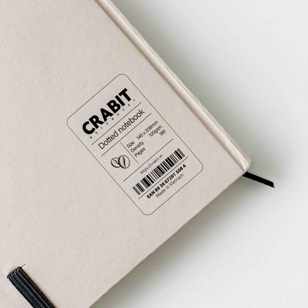 Sổ Tay Dotted - Coffeeine Latte