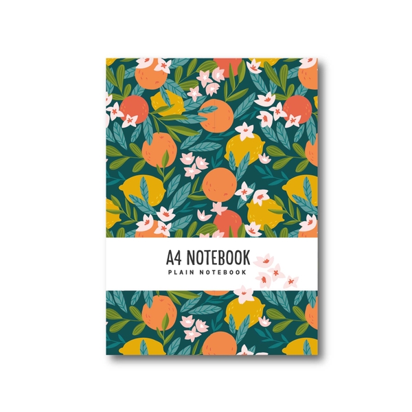 Sổ tay A4 - Quả chanh - ruột trơn