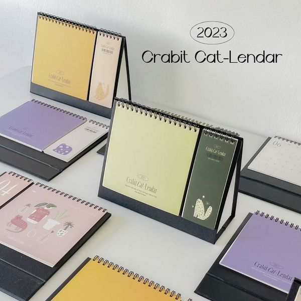 Sổ lịch để bàn Crabit Cat-Lendar