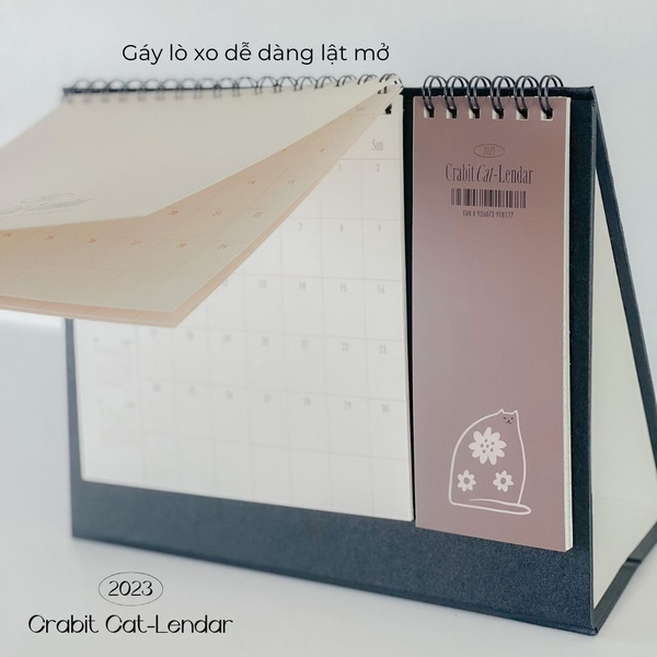 Sổ lịch để bàn Crabit Cat-Lendar