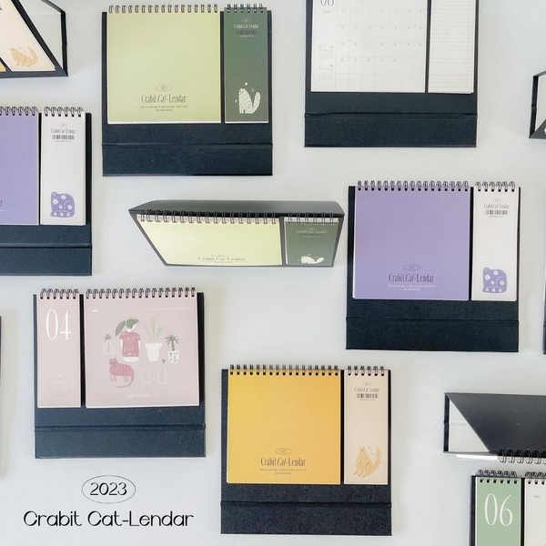 Sổ lịch để bàn Crabit Cat-Lendar