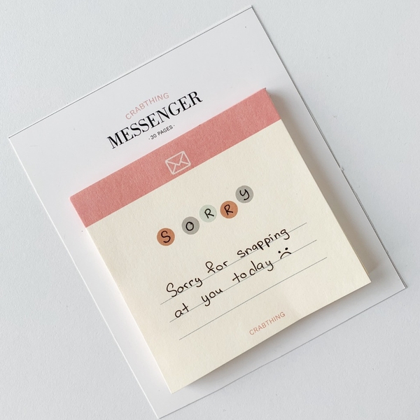 Messenger Note - Crabit Notepad