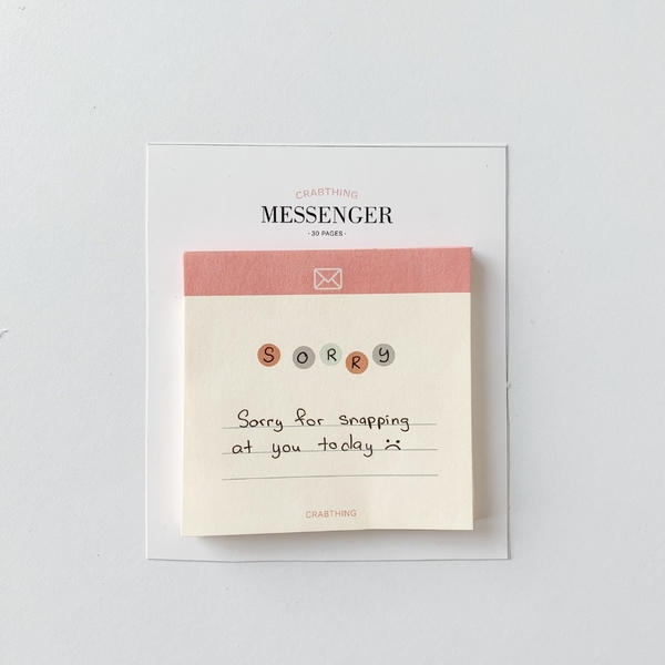 Messenger Note - Crabit Notepad