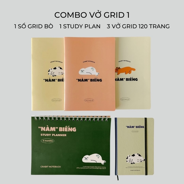 Combo Sổ Vở Planner "Nàm" Biếng