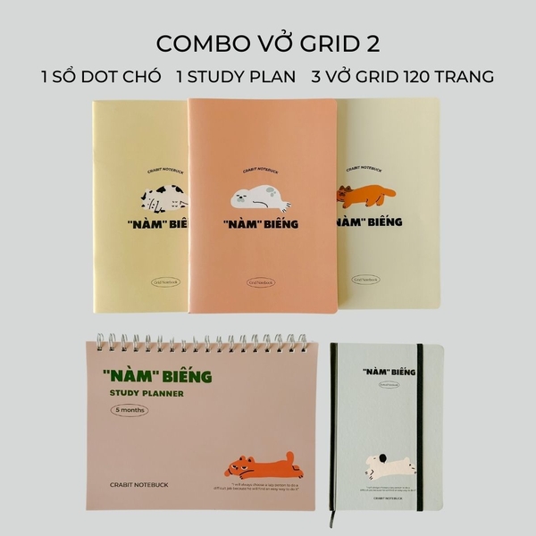 Combo Sổ Vở Planner "Nàm" Biếng