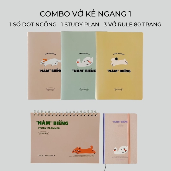 Combo Sổ Vở Planner "Nàm" Biếng